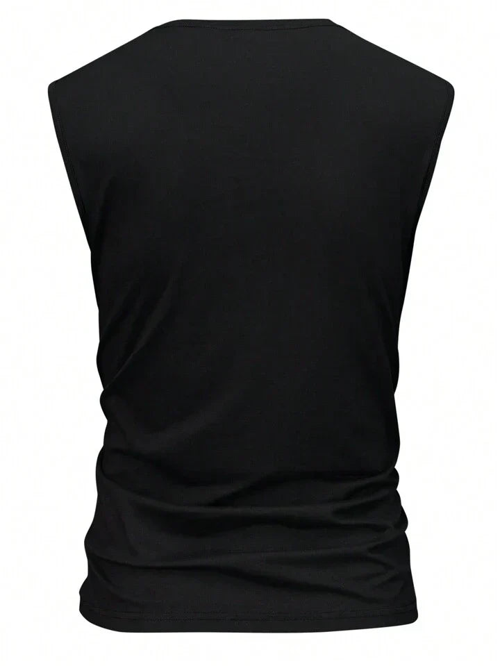 Men Letter Graphic Tank Top