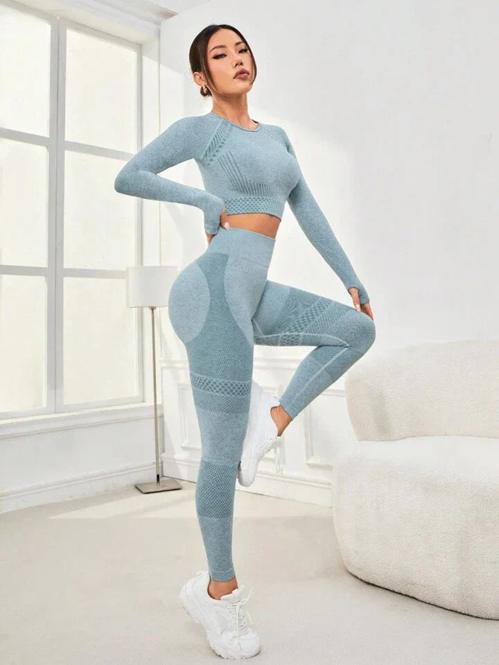 High-Stretch Seamless Women's Sports Suit