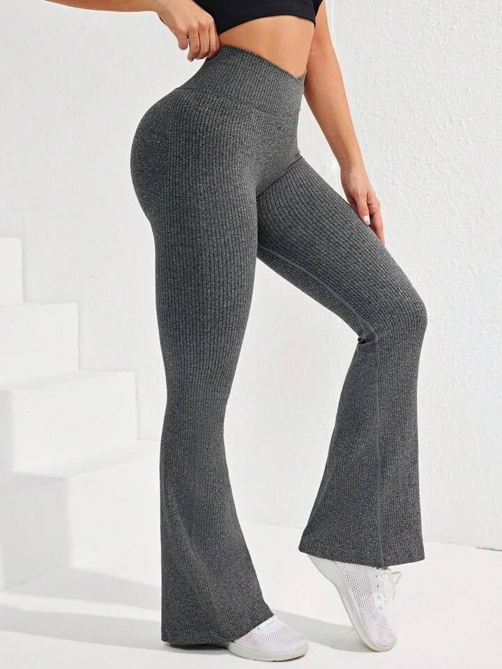 Running Seamless Flared Workout Pants