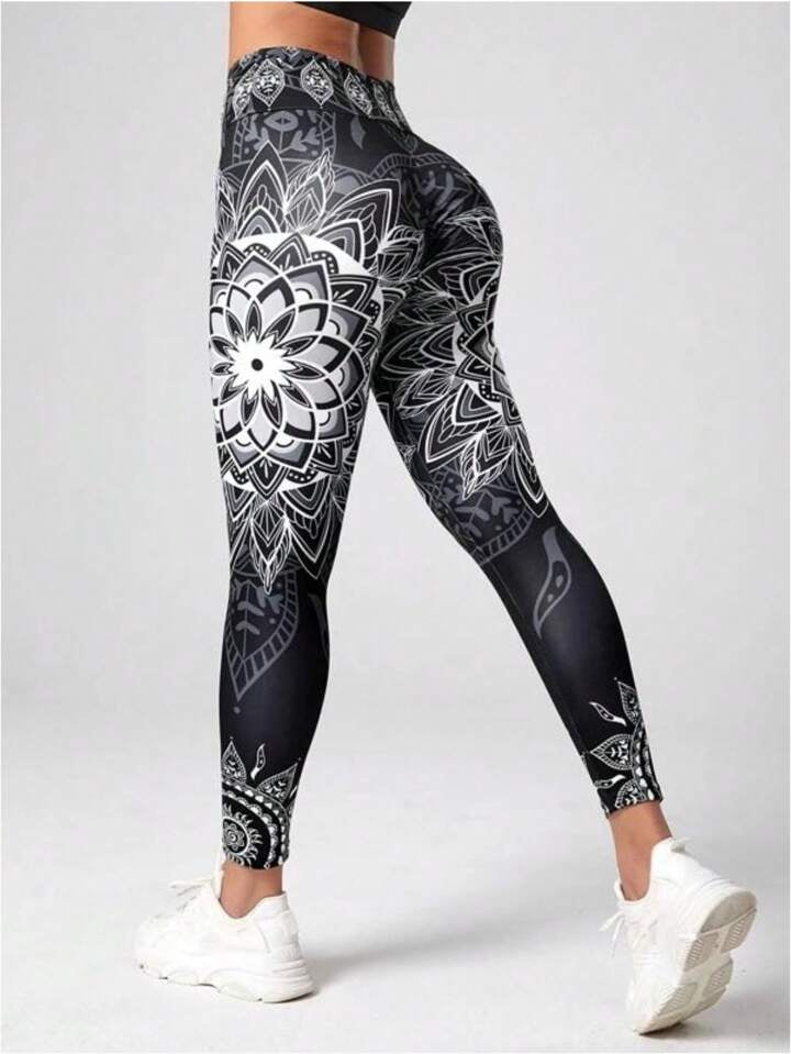 Compression Workout Leggings - Tummy Control & Butt Lifting