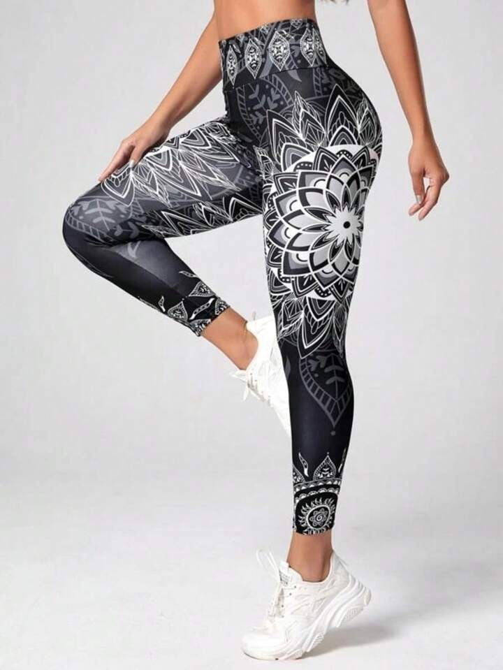 A & S Compression Workout Leggings - Tummy Control & Butt Lifting