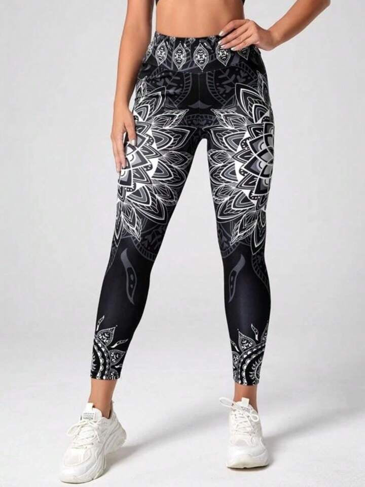 A & S Compression Workout Leggings - Tummy Control & Butt Lifting