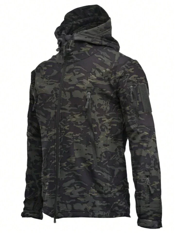 Men's Camouflage Windproof And Waterproof Jacket And Pants Sports Suit