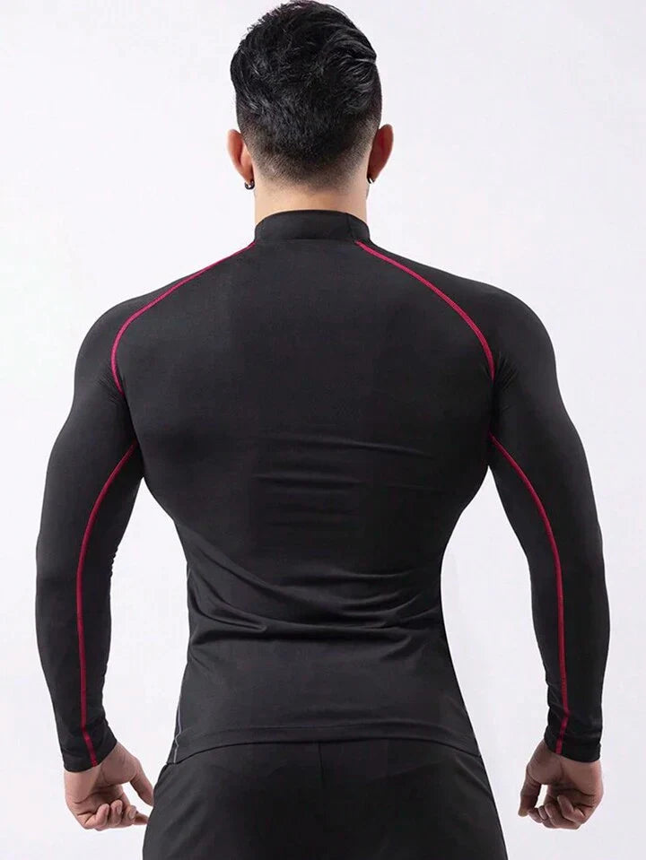 Fitness Men Sports Tee for Workout & Compression