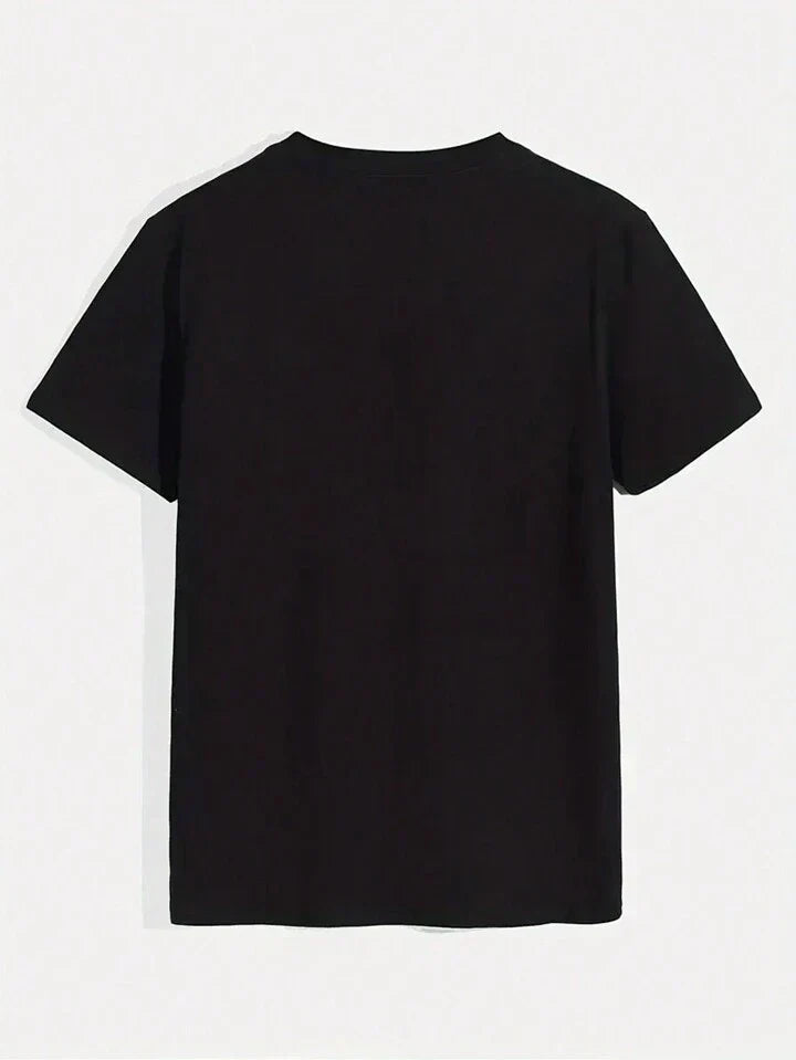 Men Letter Graphic Tee