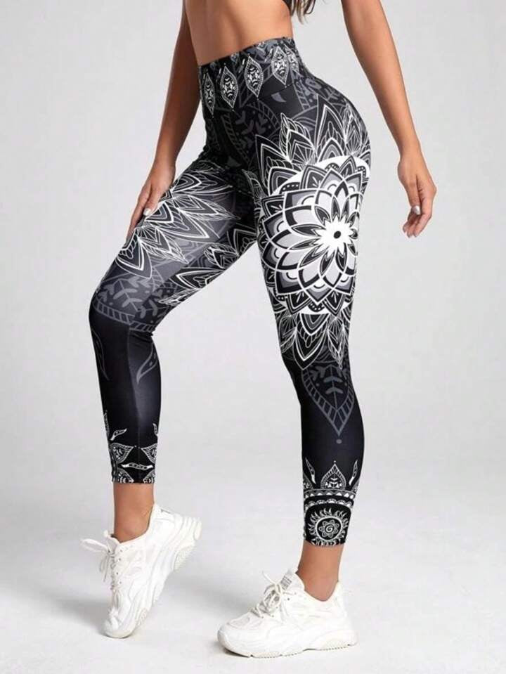 A & S  Compression Workout Leggings -  Tummy Control & Butt Lifting