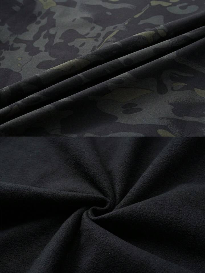 Men's Camouflage  Windproof And Waterproof Jacket And Pants Sports Suit
